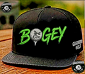 BOGEY Performance Golf Hat – Black & Neon Green