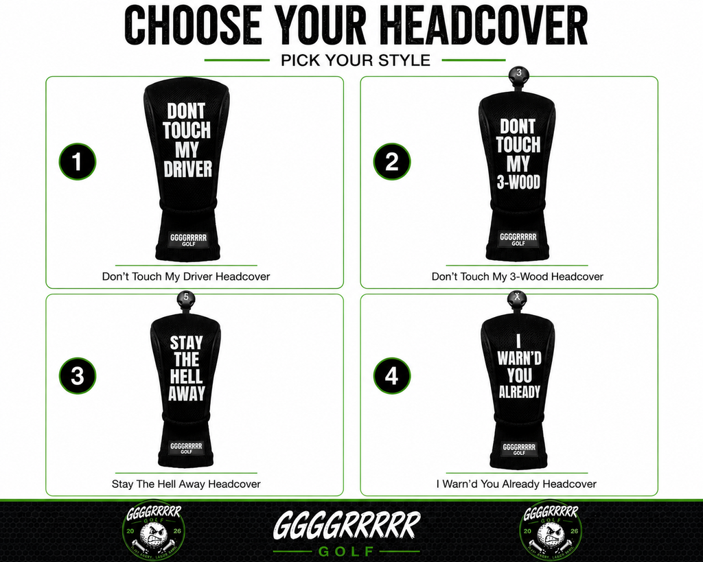 Golf Club Covers, Sold Separately