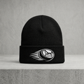Black beanie separated from the cap