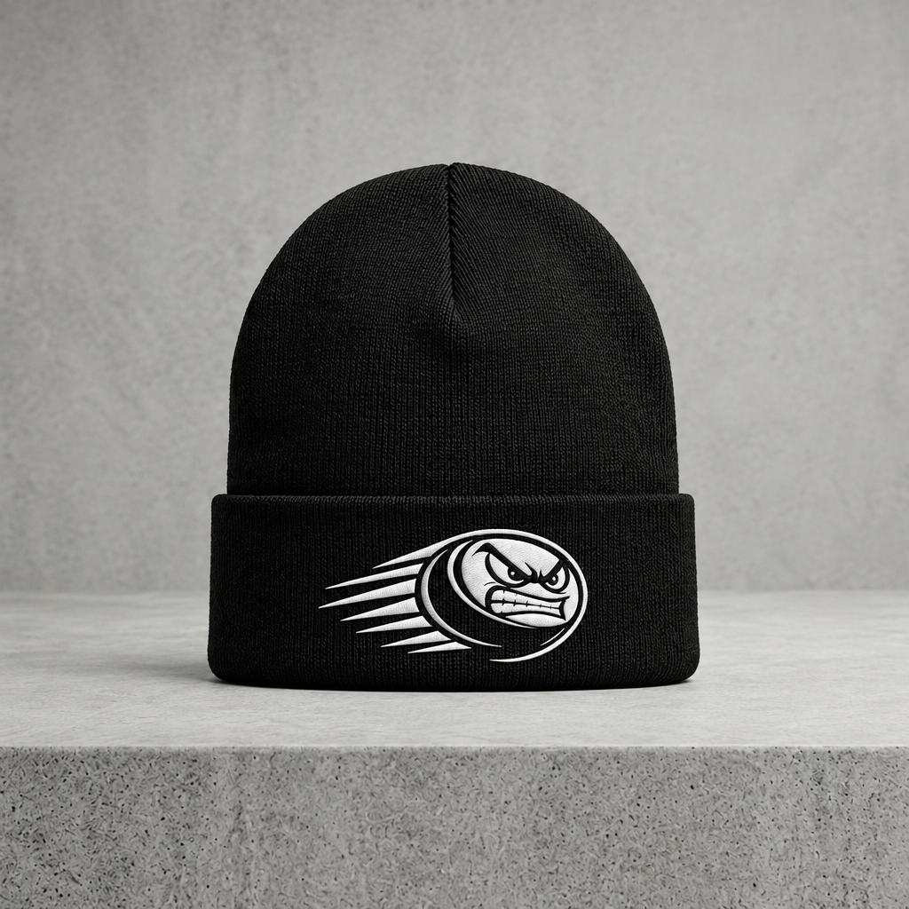 Black beanie separated from the cap