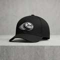Black Flexfit cap separated from the beanie