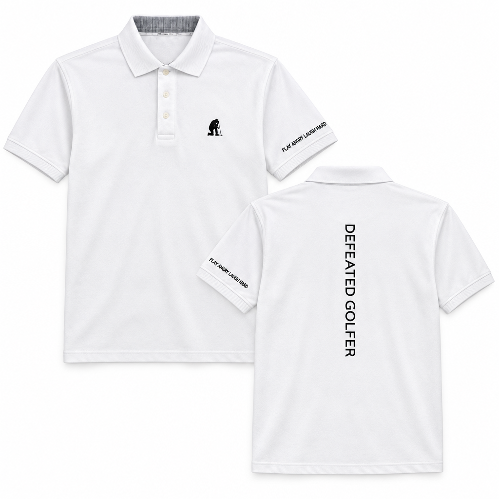 Defeated Golfer Polo