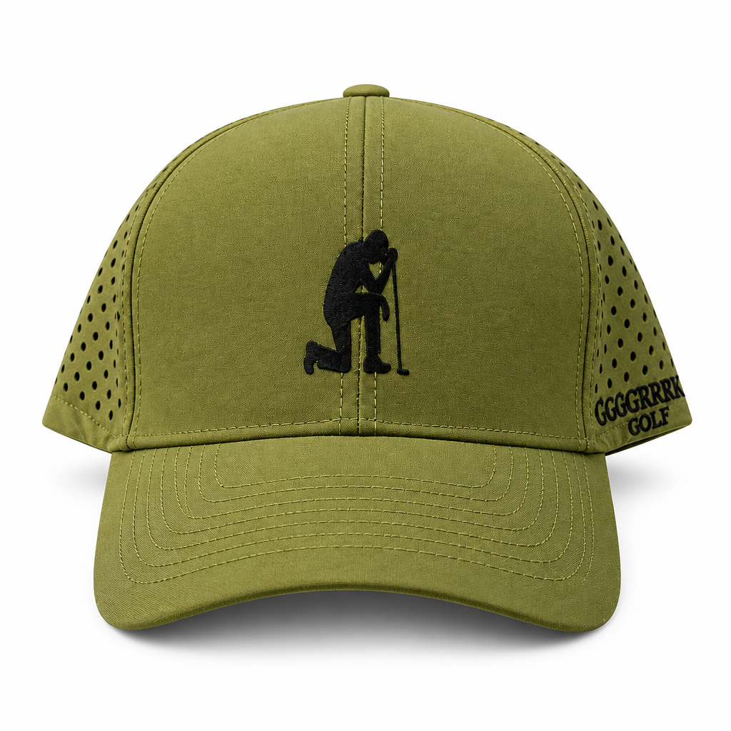 Defeated Golfer Snapback, Army Green