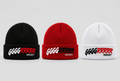 GGGGRRRRR HOCKEY lettering-only toques in black, red, and white