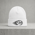 GGGGRRRRR HOCKEY Beanie - White Bold Log