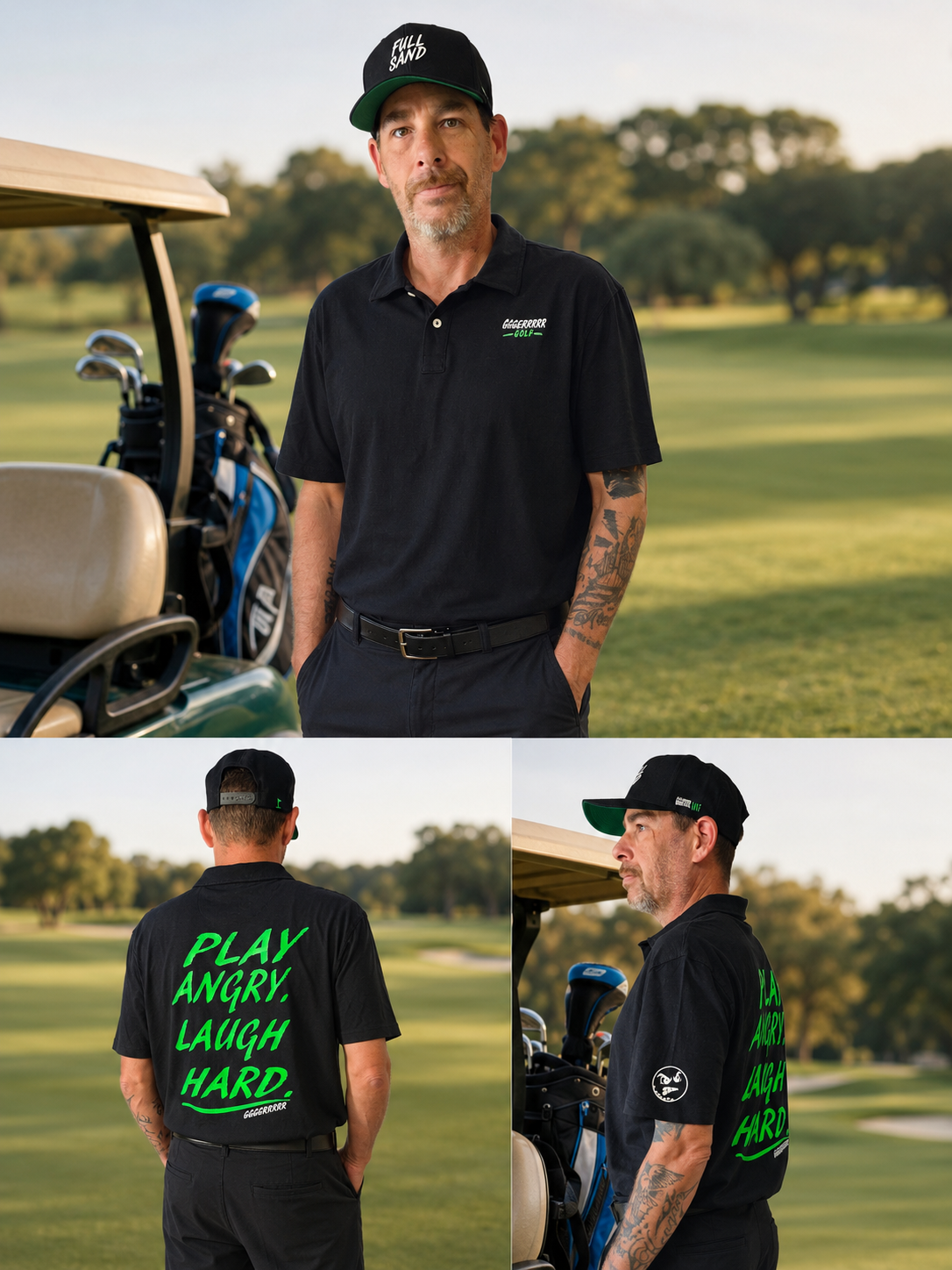 Play Angry. Laugh Hard Polo