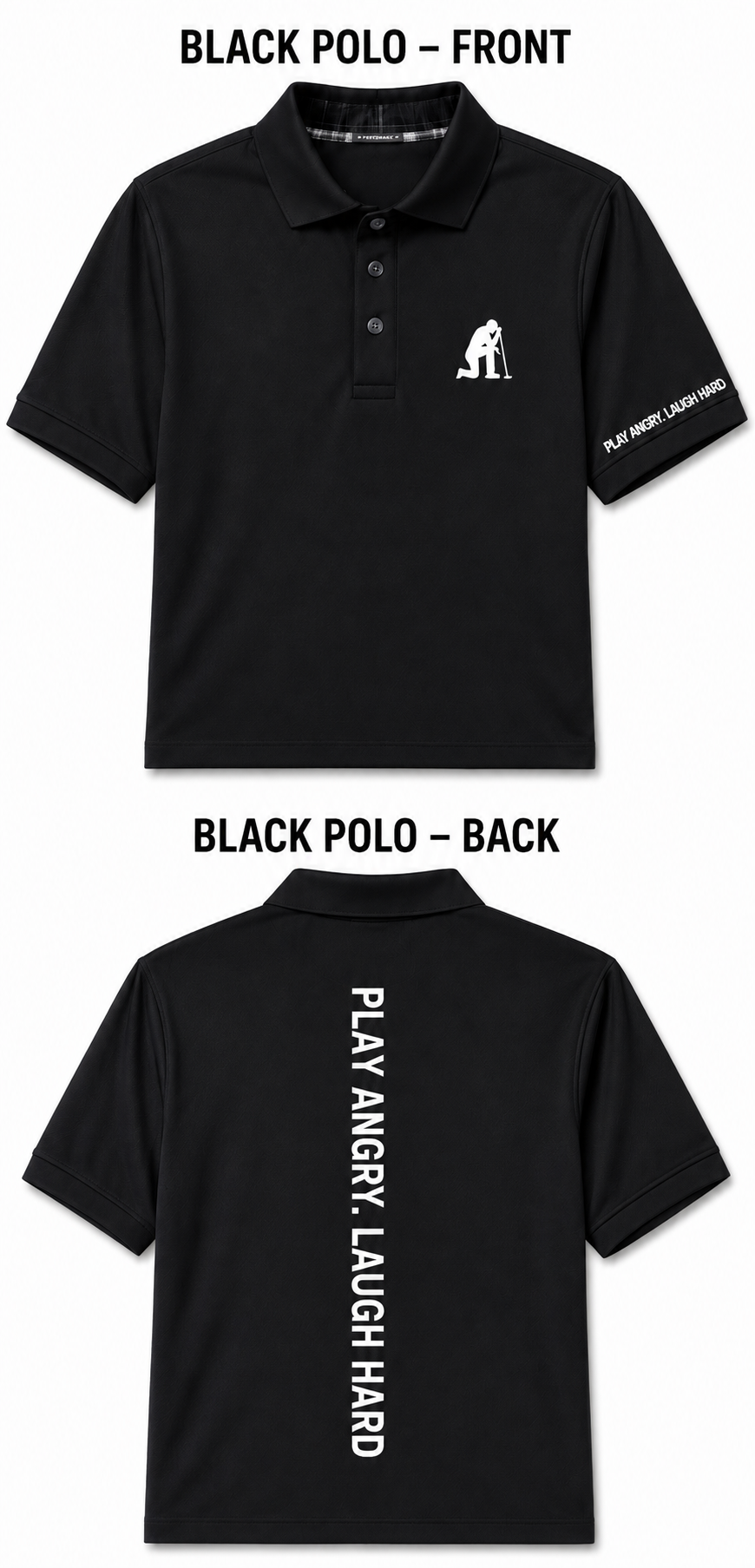 Defeated Golfer Polo and Snapback Bundle