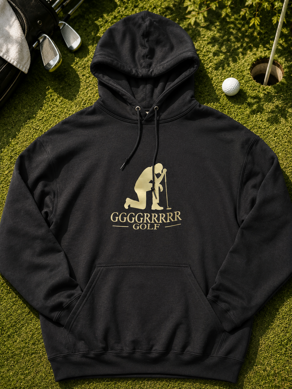 Defeated Golfer Hoodie Premium