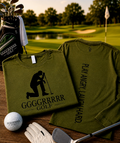 Defeated Golfer T-shirt, Army Green
