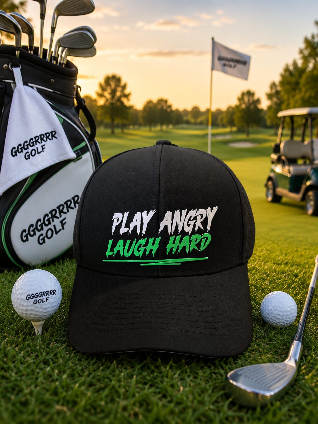 Play Angry Laugh Hard Snapback