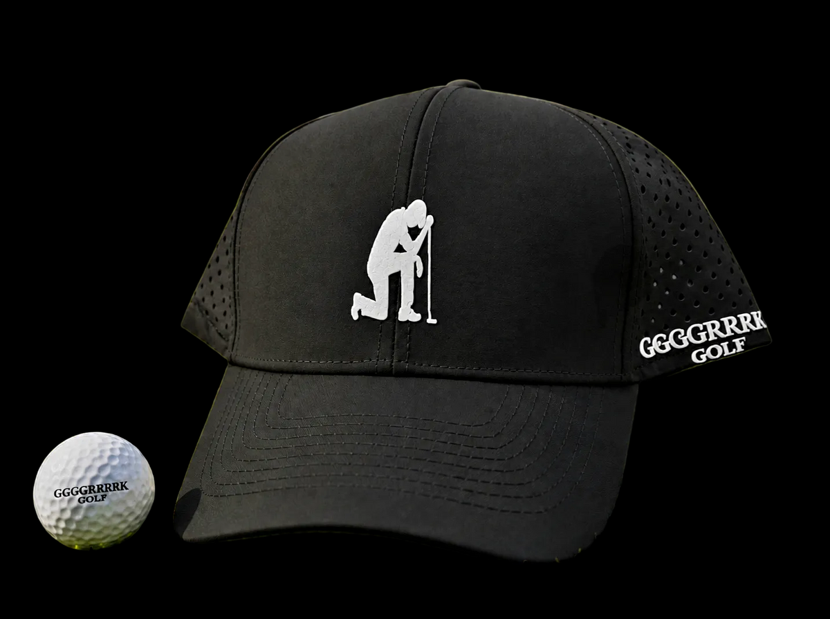 Defeated Golfer Snapback, Black