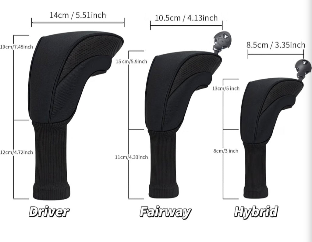4pc Golf Club Covers