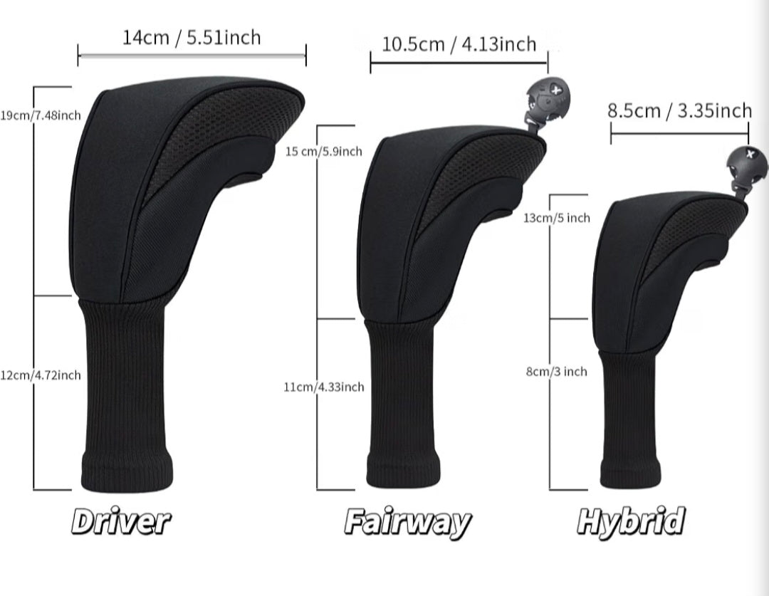 4pc Golf Club Covers