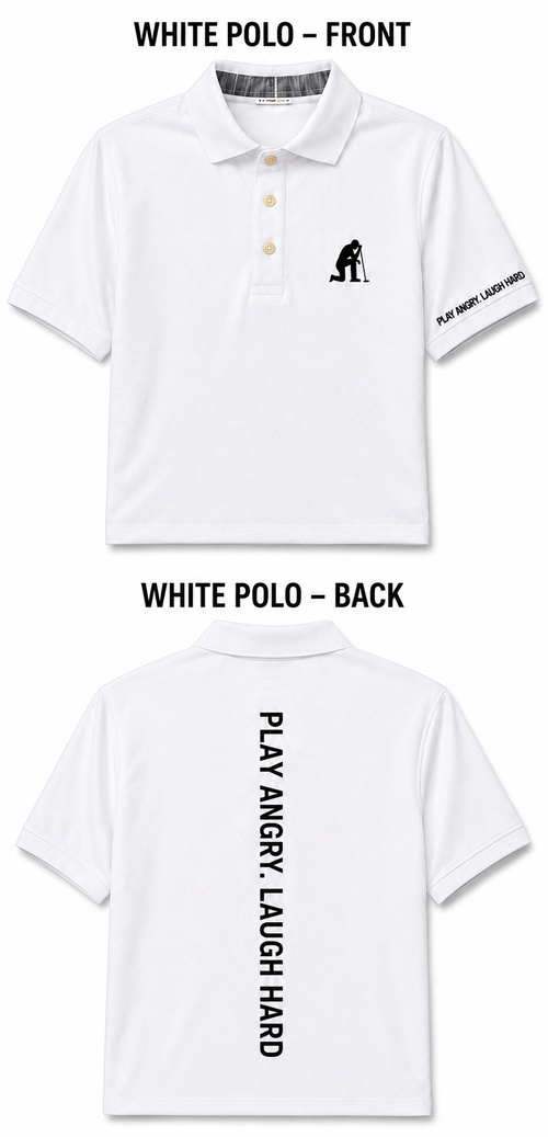 Defeated Golfer Polo and Snapback Bundle